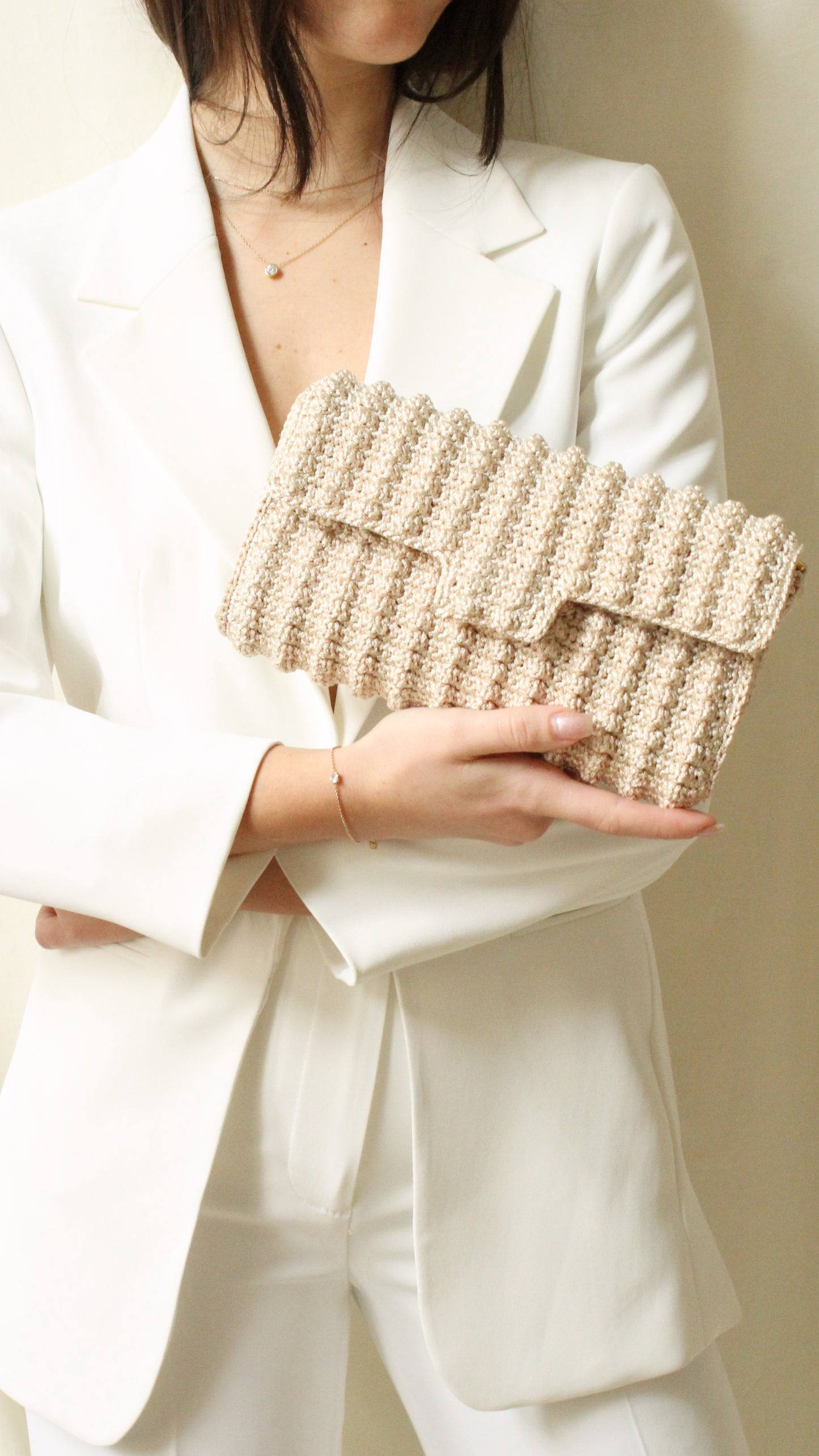 MILANO CLUTCH CHAMPAGNE