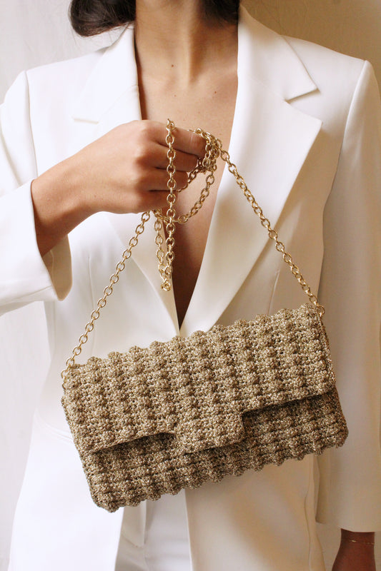 MILANO CLUTCH   GOLD