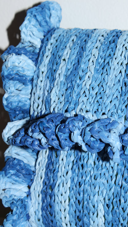 VENEZIA CLUTCH  BLUE JEANS