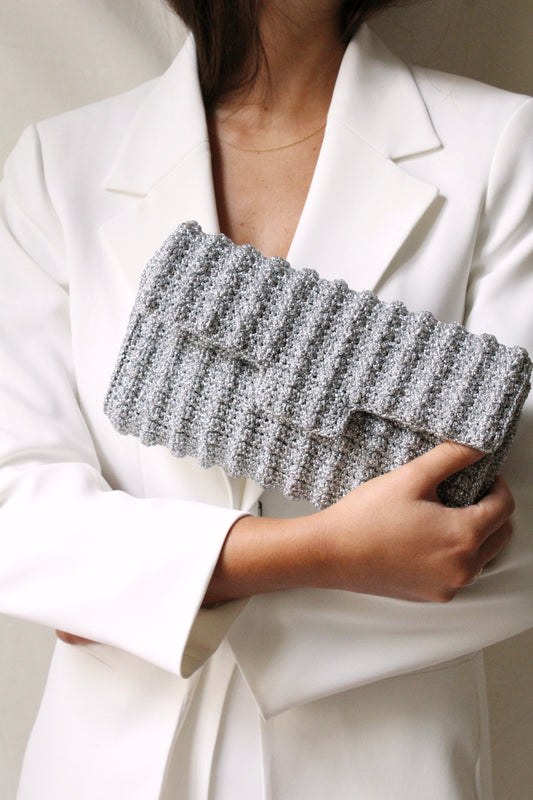 MILANO CLUTCH   ARGENTO